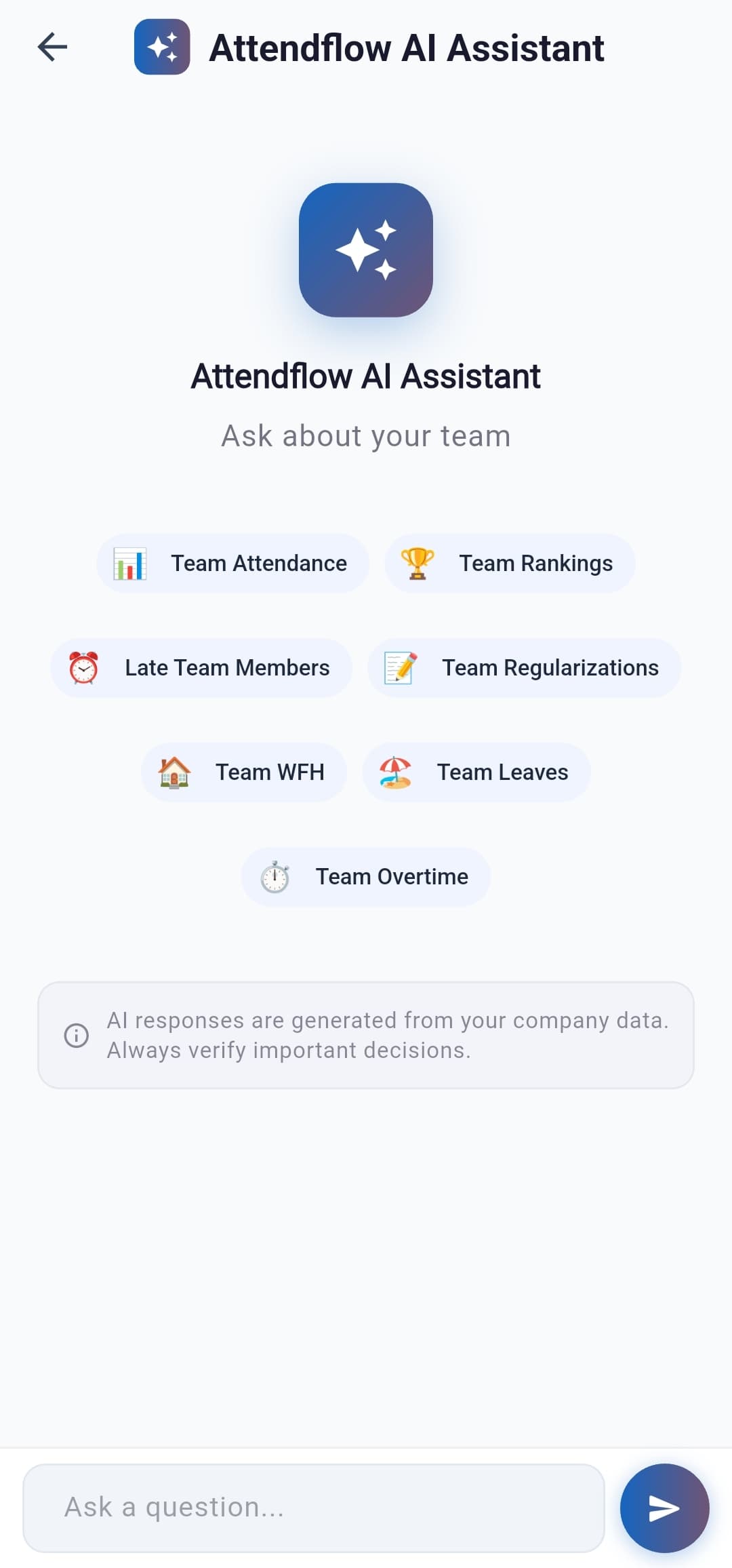 AttendFlow Mobile AI Assistant
